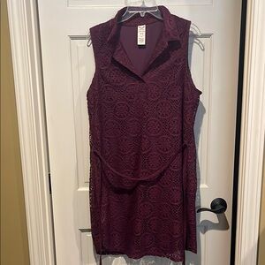 Elegant Lace Sleeveless Dress